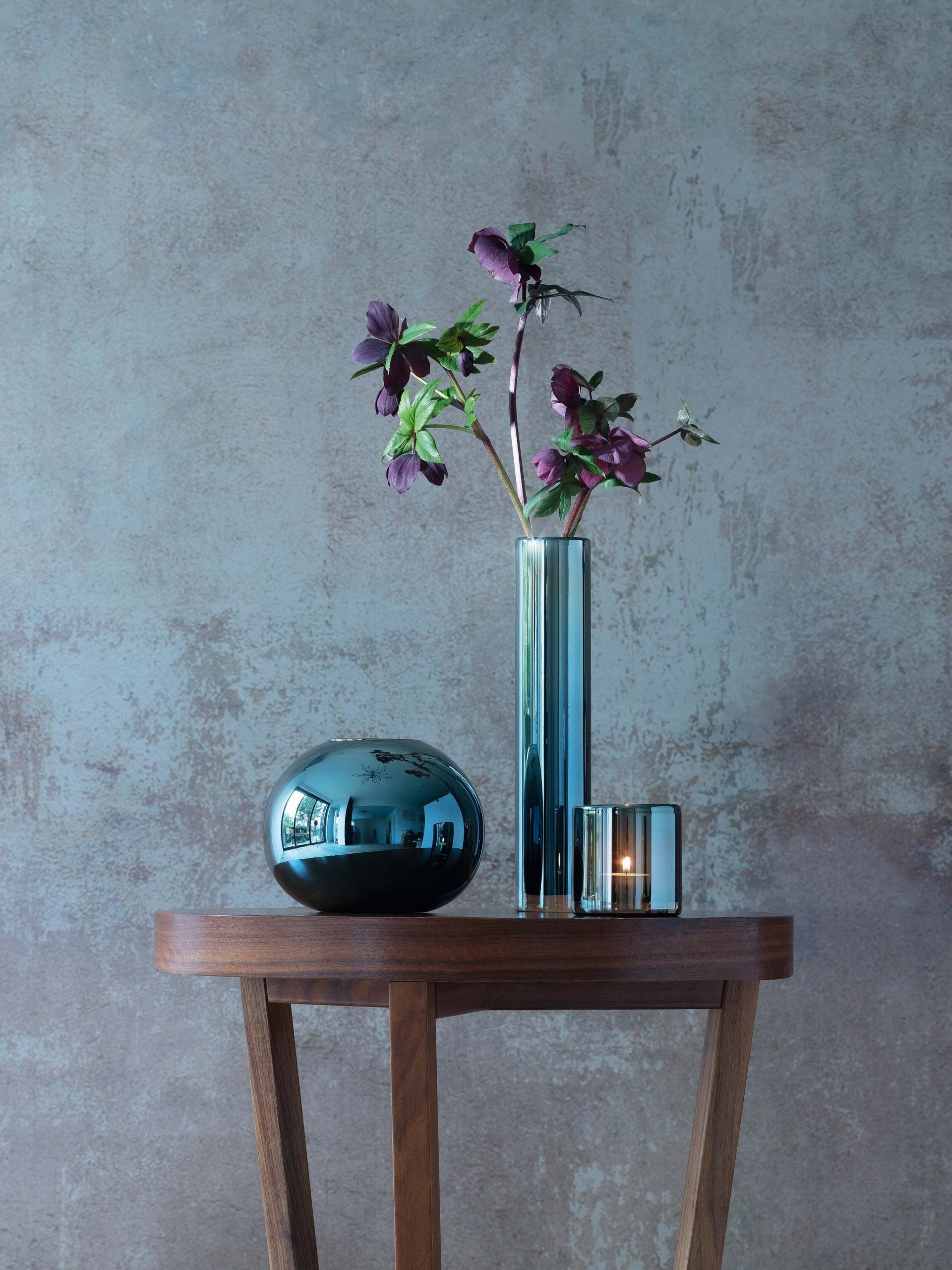 Details about   LSA International Epoque Vase H30cm Amber/Lustre 
